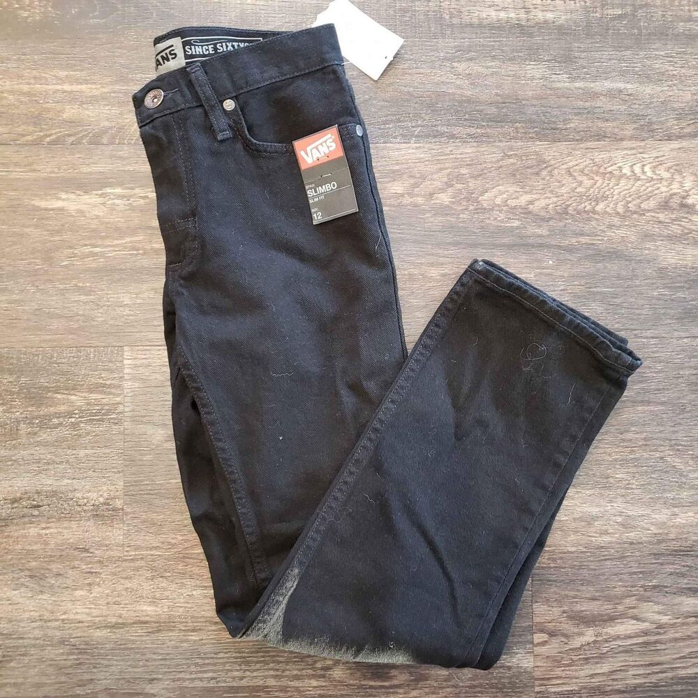 Vans black jeans Slimbo size 12
